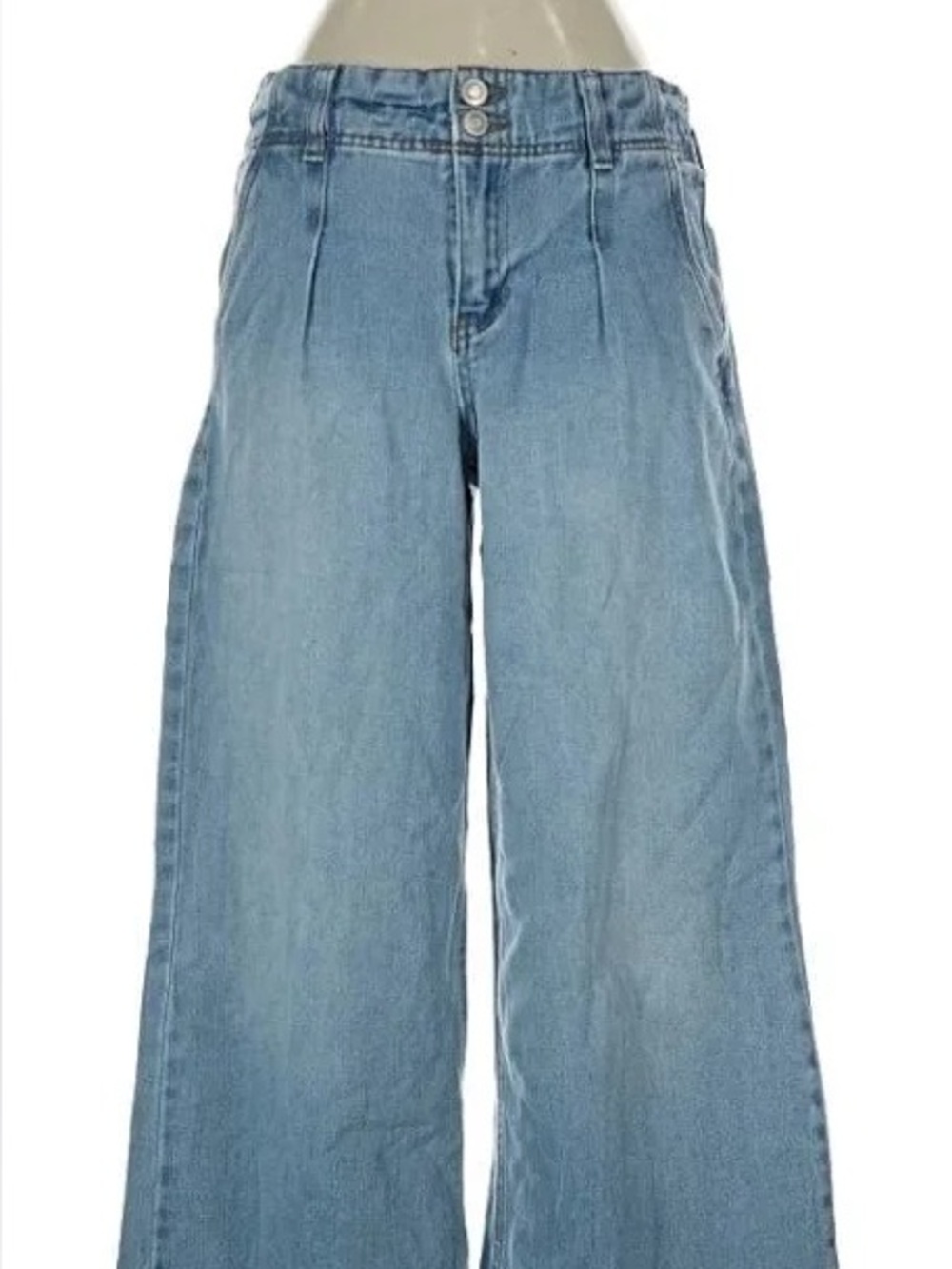 BCBGeneration High Rise Wide Leg Denim Trousers Jeans Size 6/28